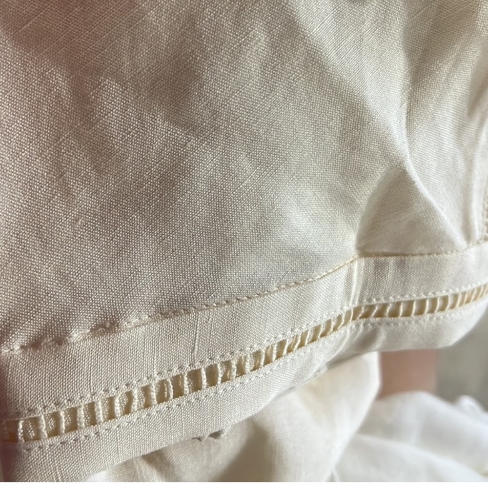 Zara  Limited Addition Crochet Pocket Maxi Linen Skirt - Picture 13 of 13